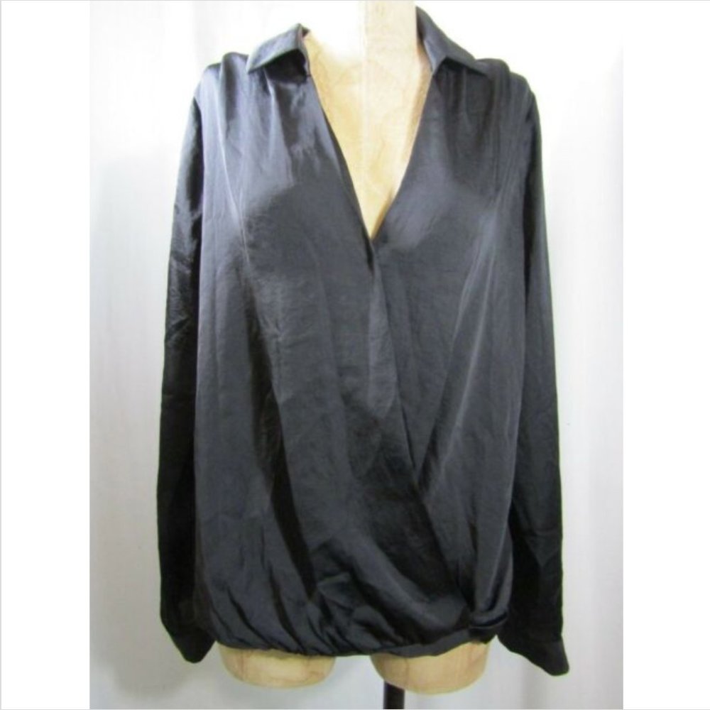 NWOT YOANA BARASCHI Faux Wrap Blouse Sz US XS